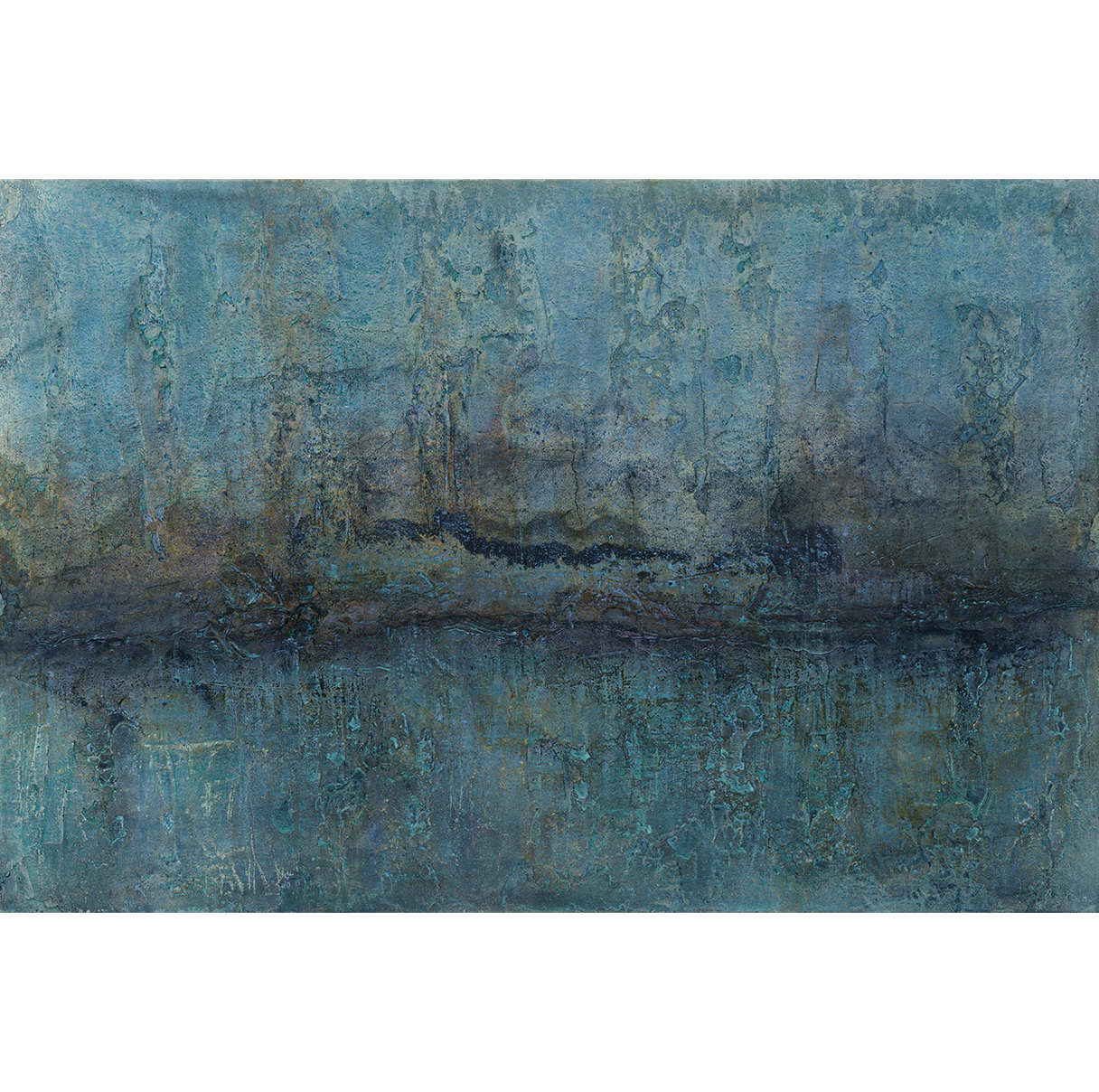 Reflection | Strukturmasse auf Leinwand