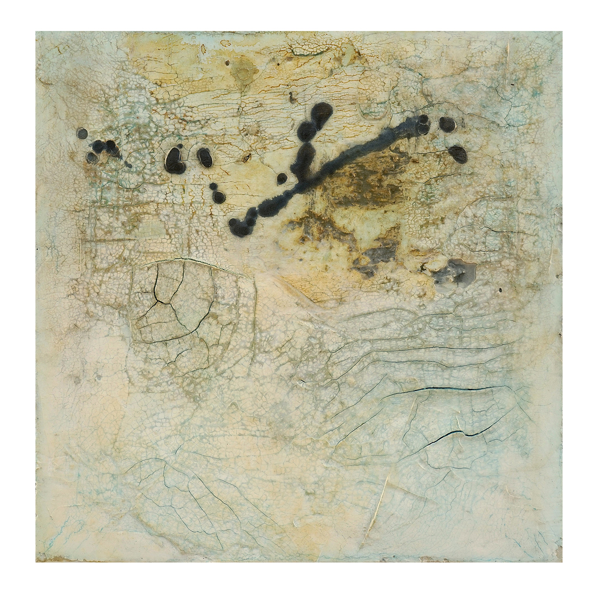 Serie Arktis | Intonaco und Wachs auf Leinwand 