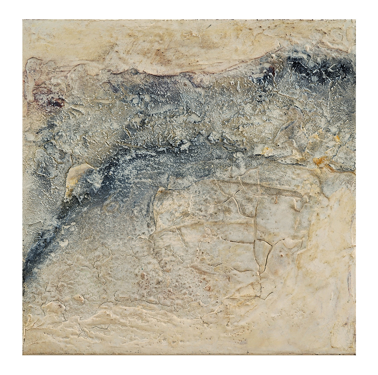 Serie Arktis | Intonaco und Wachs auf Leinwand 