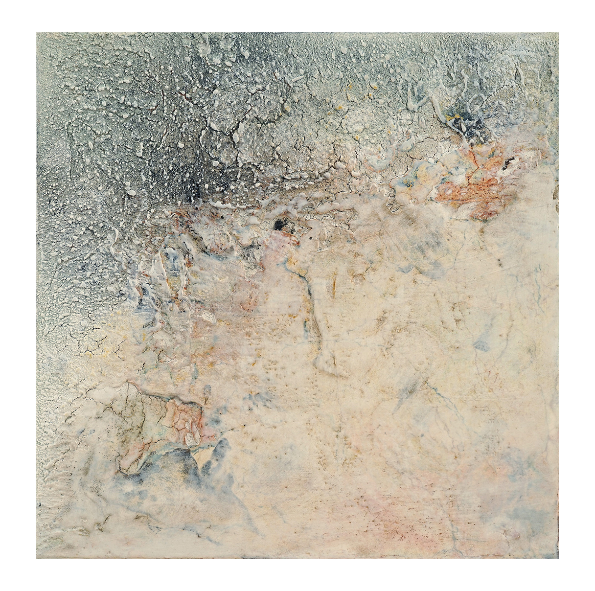 Serie Arktis | Intonaco und Wachs auf Leinwand