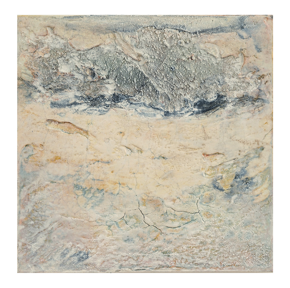 Serie Arktis | Intonaco und Wachs auf Leinwand